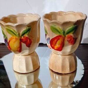2 Vintage egg holders